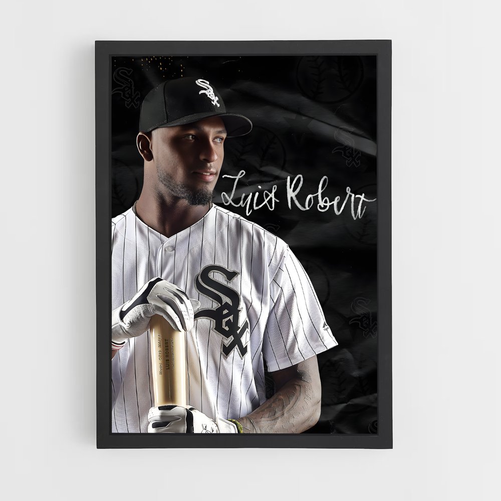 Poster Luis robert – affiche Baseball (vue 2)